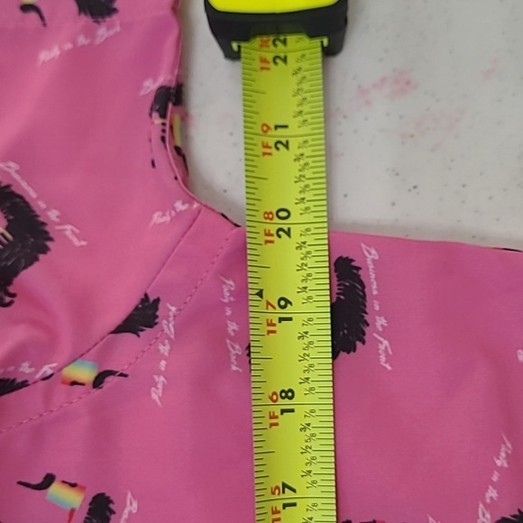 Cabana by Crown & Ivy Pink "Business in the Front, Party in the Back" size Small - Picture 6 of 7